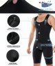 Mens Shapewear Tummy Control Bodysuit Slimming Compression Body Shaper Girdle Undershirts Thighs Open Crotch