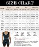 Mens Shapewear Tummy Control Bodysuit Slimming Compression Body Shaper Girdle Undershirts Thighs Open Crotch